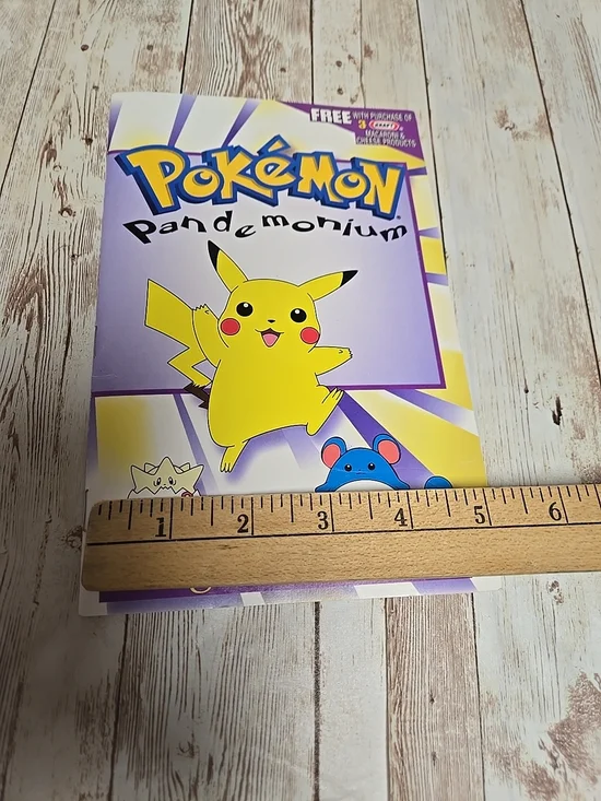 Pokémon Pandemonium Coloring Book 2000 Kraft Promo UNUSED Golden Books Vintage - Picture 8 of 9